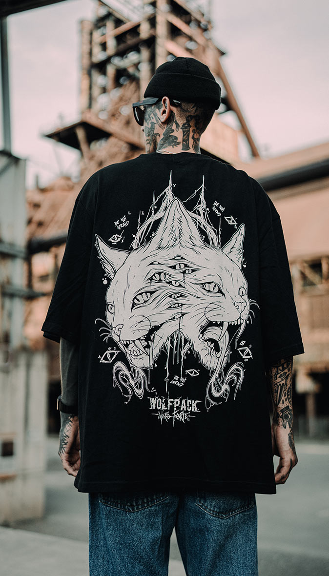HELLFIRE OVERSIZED HOODIE UNISEX | Wolfpack Clothing